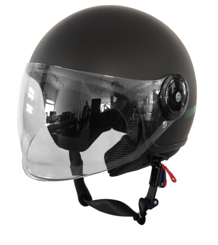 Casco Demi-Jet Vintage con visierino parasole Dieffe DF2400