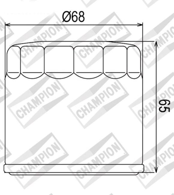 Immagine 1 di Filtro Olio Champion F301