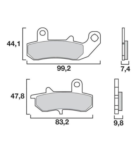 Immagine 0 di Pastiglie Freno Brembo 07SU17.18