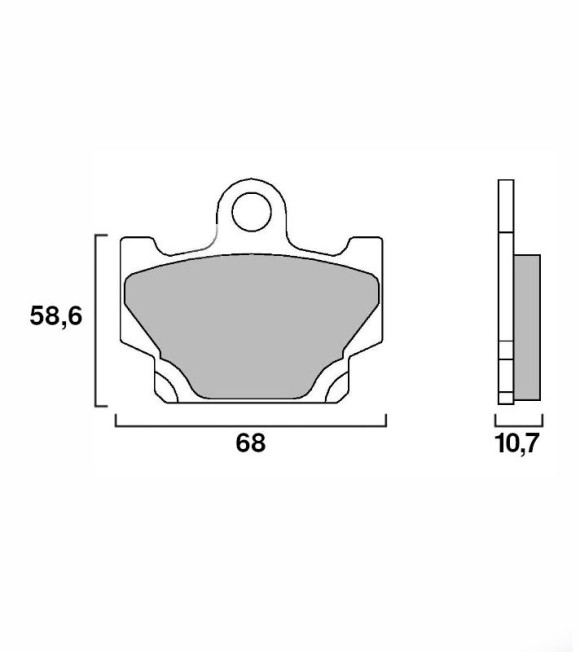 Immagine 0 di Pastiglie Freno Brembo 07YA1011